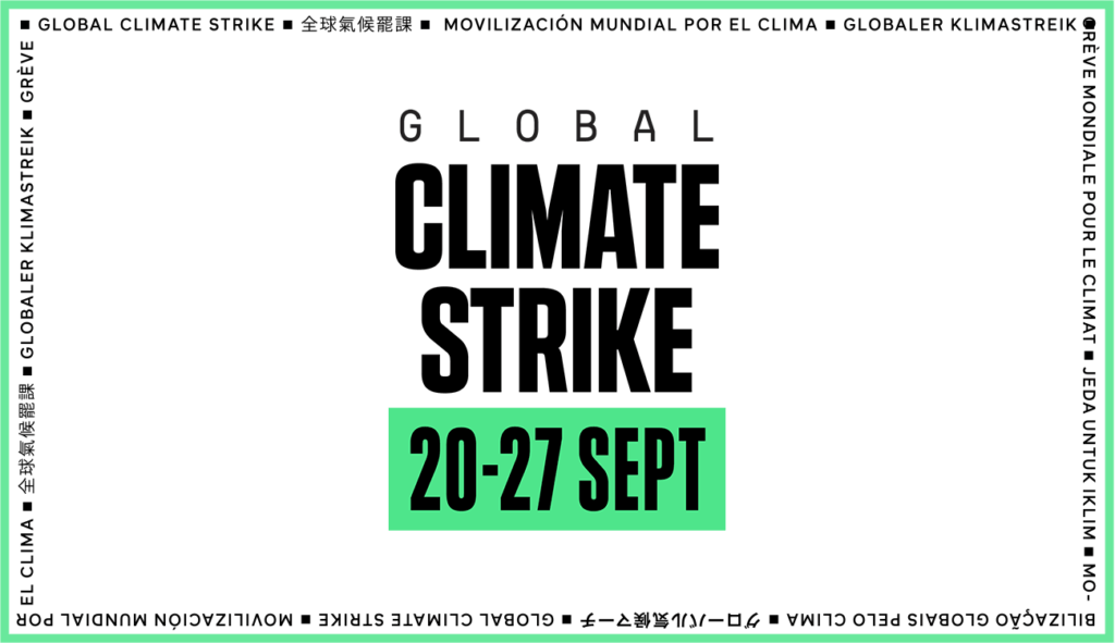 Invitation to join Global climate strike on September 20-27